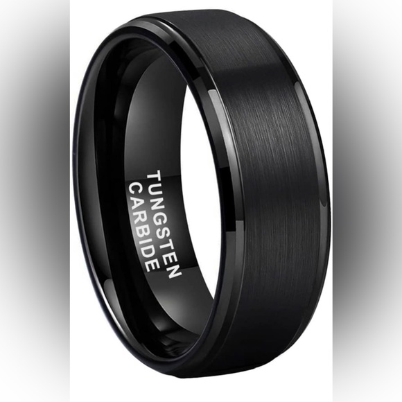Other - Tungsten Carbide matte finish ring sz 7 New